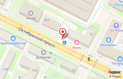Роспечать на Октябрьском проспекте на карте