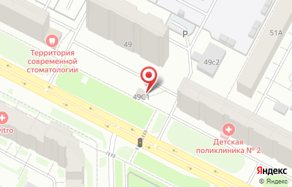 Продовольственный магазин Рябина на улице 60 лет Октября на карте