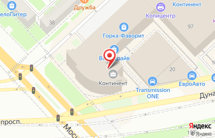 Центр детского развития Пифагорка в Московском районе на карте