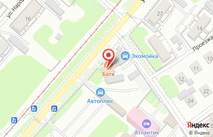 Кафе Батя в Автозаводском районе на карте