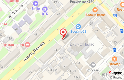 Салон красоты Линия на карте