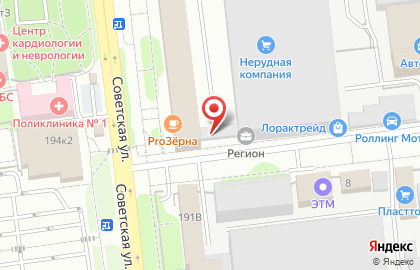 Салон керамической плитки и керамогранита Мир плитки на Советской улице на карте