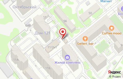 ОАО Банкомат, Банк Москвы на улице 121 стрелковой дивизии на карте