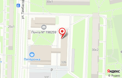 Отделение службы доставки Boxberry в Красносельском районе на карте