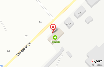 Супермаркет Алмаз на Северной улице на карте