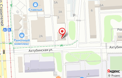 Магазин автоаксессуаров на Ахтубинской улице на карте