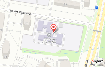 Детский сад №276 на Союзной улице на карте