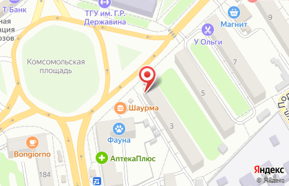 Магазин цветов Цветторг68 в Тамбове на карте