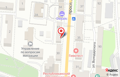 Центр хорошего слуха Радуга Звуков на проспекте Ленина на карте