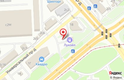 АЗС Лукойл в Правобережном округе на карте