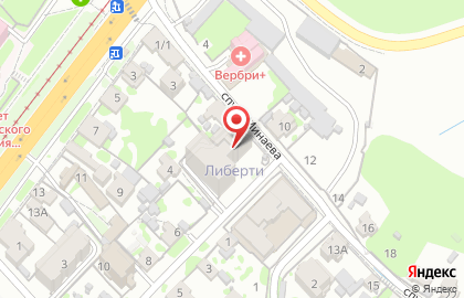 Адонис в Железнодорожном районе на карте