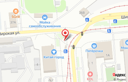 Ленинский район Киоск по продаже фруктов и овощей на улице Троллейная 1/1 на карте
