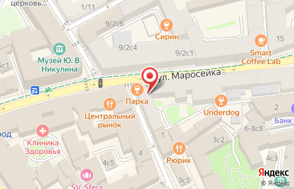 Студия эпиляции Воск&Сахар на Маросейке на карте