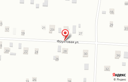 Альфард на Фруктовой улице на карте