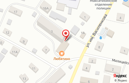 Столовая Любятино на карте