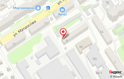 Мини-гостиница УЮТ в Железнодорожном районе на карте