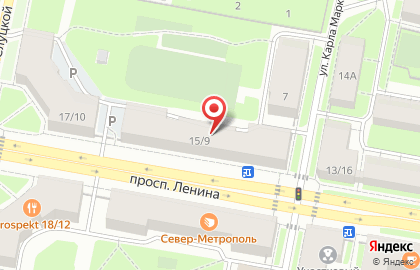 Компания Петербургские натяжные потолки на проспекте Ленина в Колпинском районе на карте