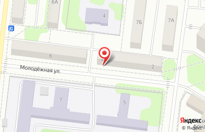 Салон-парикмахерская Этюд на Молодёжной улице на карте