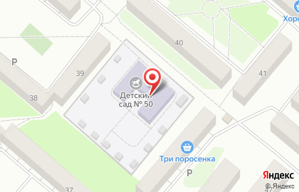 Детский сад №50 в Красноярске на карте