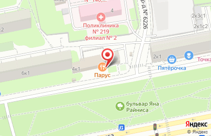 Ресторан Парус на карте