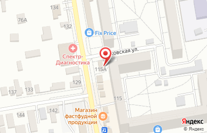 Магазин рыбы по ул. Базарная 115 к1 на карте