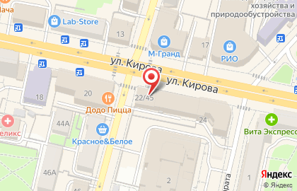 Центр ювелирных услуг на улице Кирова на карте