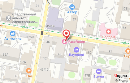 Студия массажа лица FaceRoom на Большой Красной улице на карте