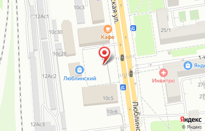 Мобил Элемент на Люблинской улице на карте
