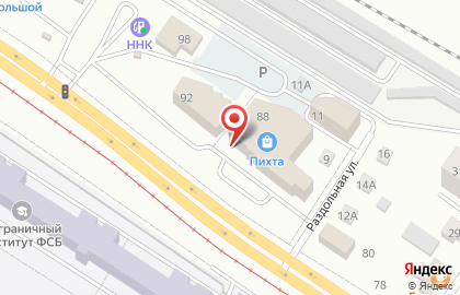 Магазин корейской косметики EcoPlace в Железнодорожном районе на карте
