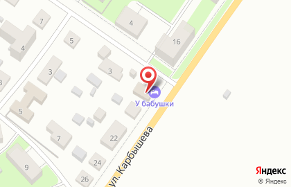 Гостиница У бабушки на карте