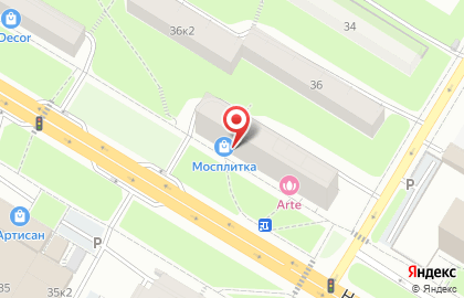 Салон плитки и сантехники Мосплитка на Нахимовском проспекте на карте