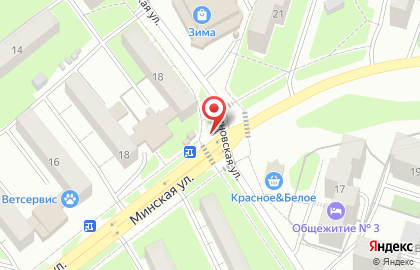 Киоск на Ульяновской улице на карте