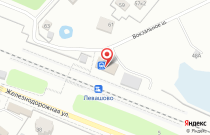 Левашово, железнодорожная станция на карте