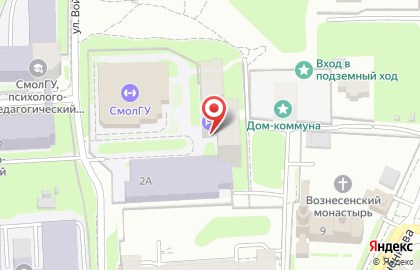 Смоленский государственный университет на улице Пржевальского на карте