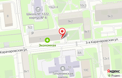 Магазин овощей и фруктов в Москве на карте