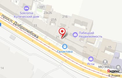 Школа танцев Tequila Dance HobbyClick на проспекте Добролюбова на карте