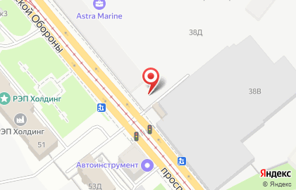 Торгово-производственная компания Петрокомплект на проспекте Обуховской Обороны на карте