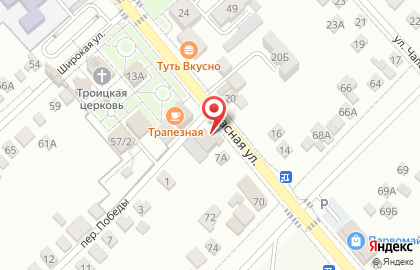 Продуктовый магазин Олимп на Красной улице на карте