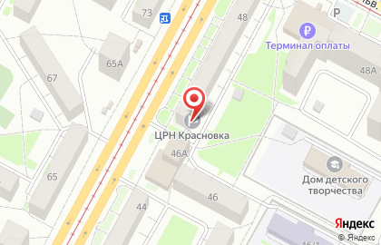 Центр по работе с населением Рудничного района в Кемерово на карте