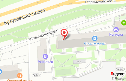 Сеть французских пекарен SeDelice на Славянском бульваре на карте