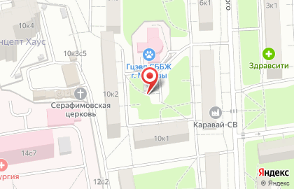 Булочная Каравай-СВ "Багрицкого" на карте