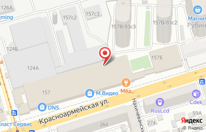 ЗАО Банкомат, ЮниКредит Банк на Красноармейской улице на карте