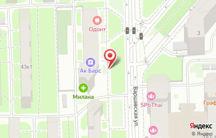 Лючия на Варшавской улице на карте