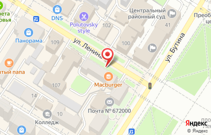 ЗАО Сивер на улице Ленина на карте