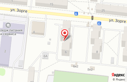 Парикмахерская Цирюльня в Кировском районе на карте