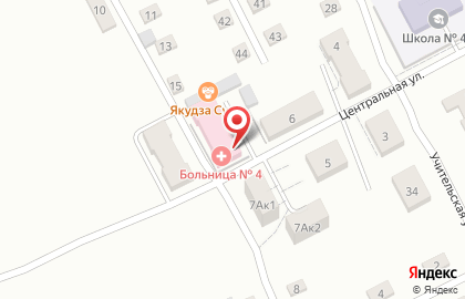 Прокопьевская городская больница на Центральной улице на карте
