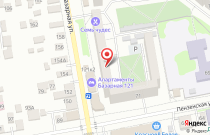 Адель на Базарной улице на карте