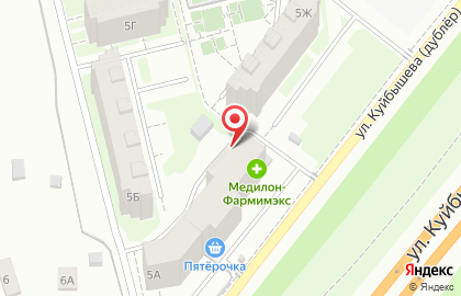 Квартал на улице Куйбышева на карте