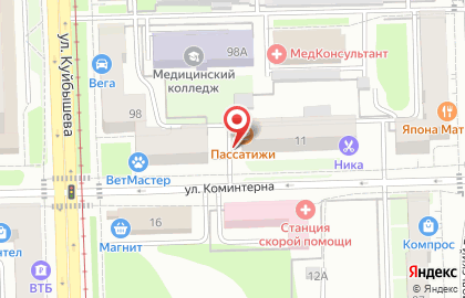 Парикмахерская Hair Salon в Свердловском районе на карте