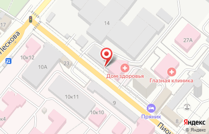 Фирменный магазин Амадеус на Пионерской улице на карте